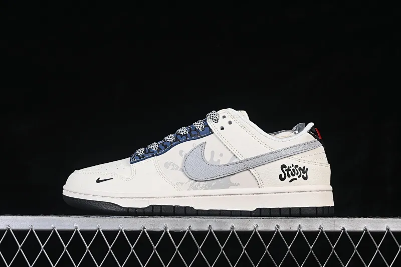 All categories Nk SB Dunk Series Nk SB Dunk Low High-end customized low-top sneakers Nike SB Dunk Low Stusi co-branded splash-ink beige Anniversary high-end customized low-top casual sneakers XS6089-632